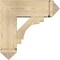 Ekena Millwork Merced Arts and Crafts Rough Sawn Bracket w/ Offset Brace, Douglas Fir, 8"W x 22"D x 22"H BKT0806X22X22MRC03RDF - alternate 2